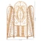 Bali & Pari Nadra Modern Bohemian Natural Brown Rattan Room Divider 236-13257-ZORO - alternate 4